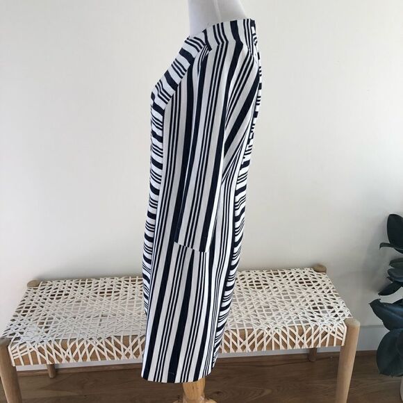 Banana Republic Navy and White Striped Dre… - Picture 3 of 5